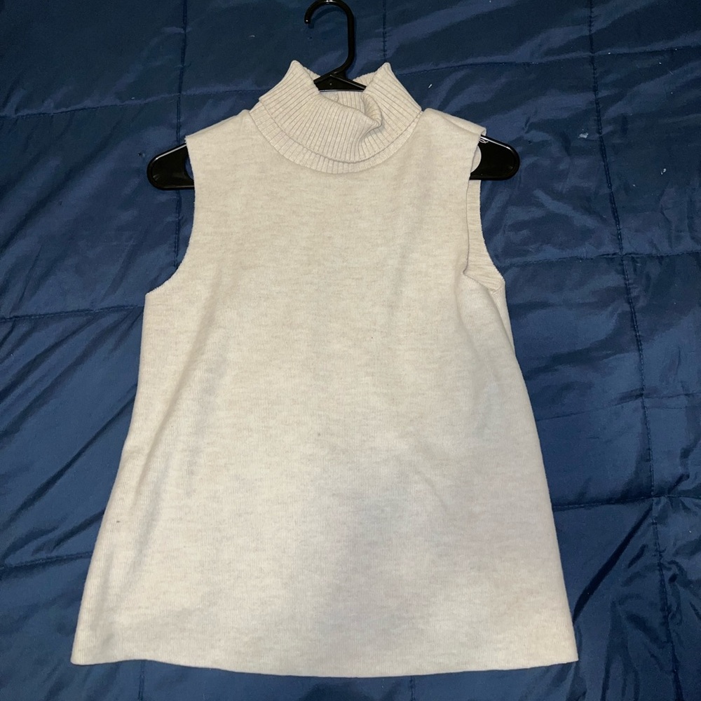 Zara Women’s High Neck Turtleneck Sweater Vest